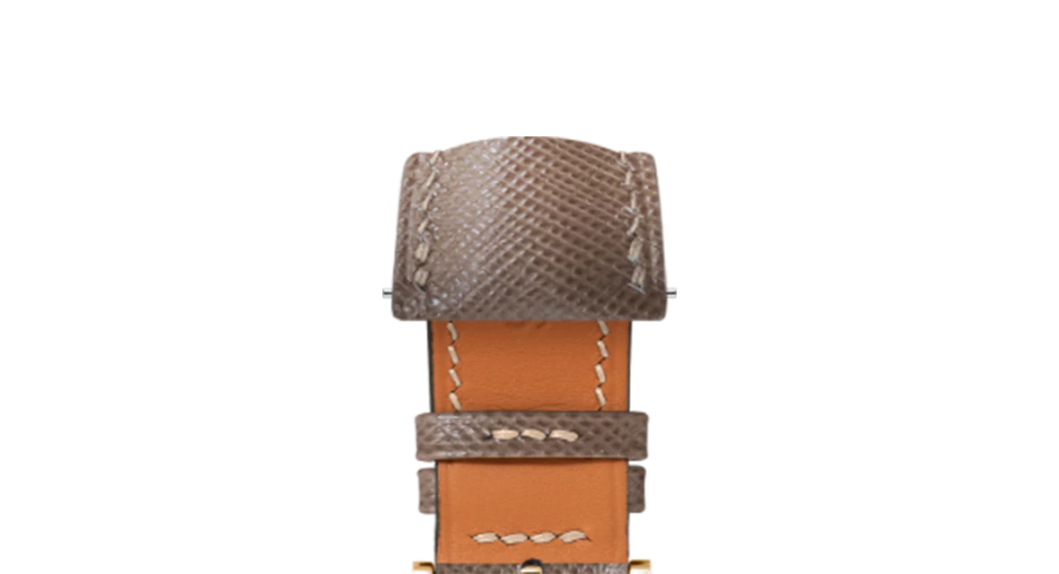 Taupe Saffiano Signature Strap - Image 8