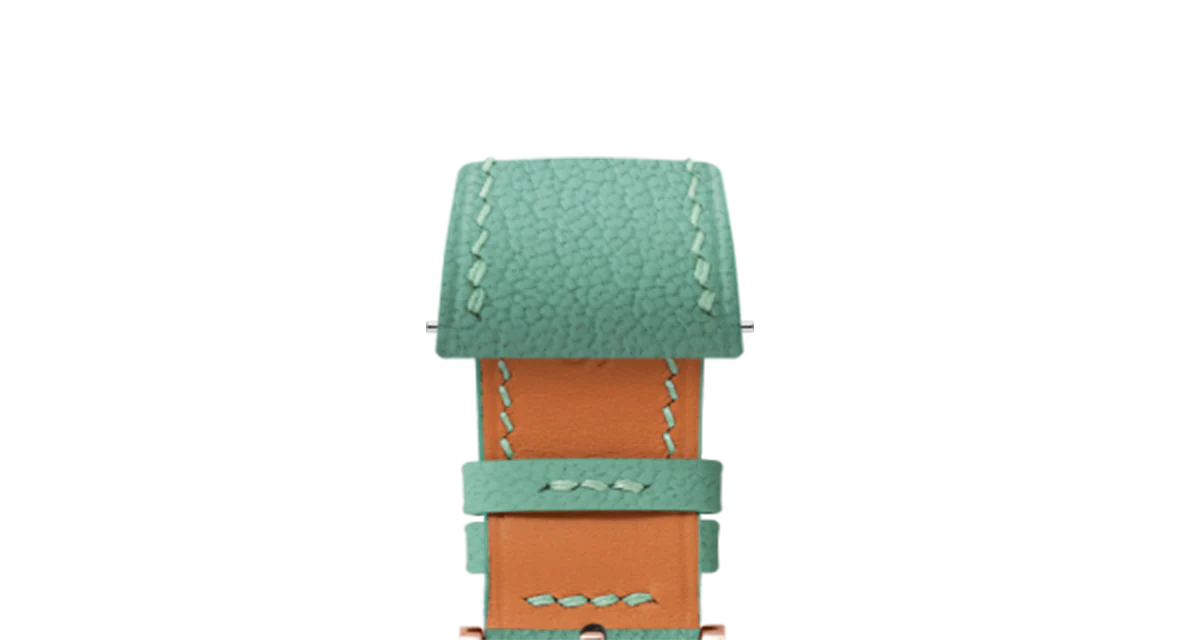 Overstock: Turquoise Chevre Slim Strap - Image 6