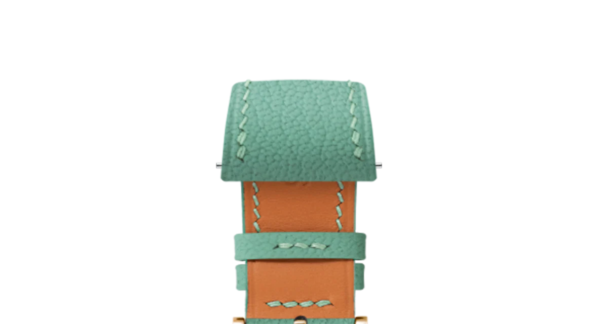 Overstock: Turquoise Chevre Slim Strap - Image 8