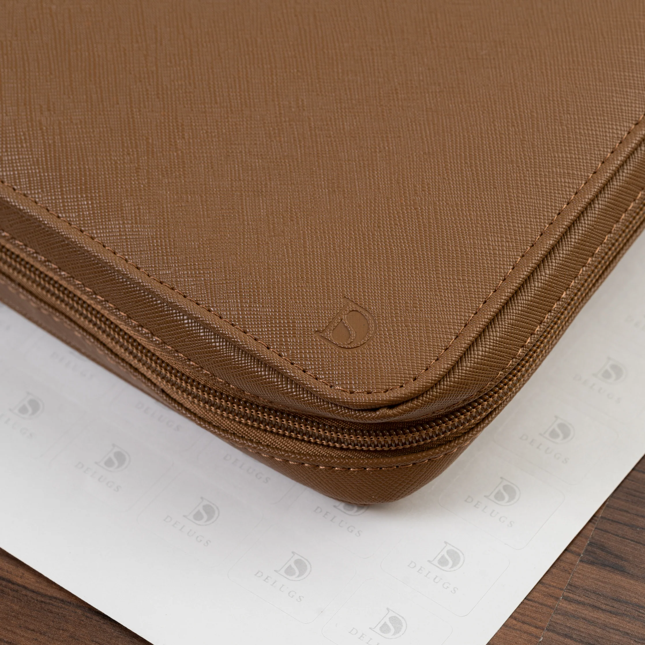 Strap Folio (Large) - Brown - Image 4