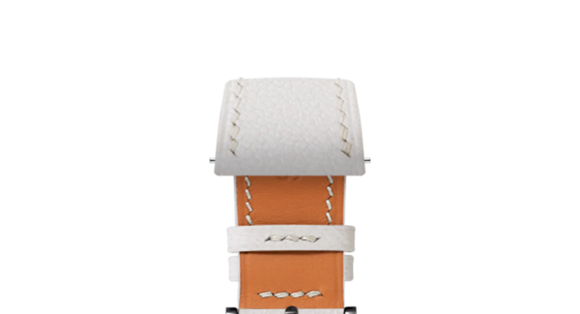 White Chevre Slim Strap - Image 11