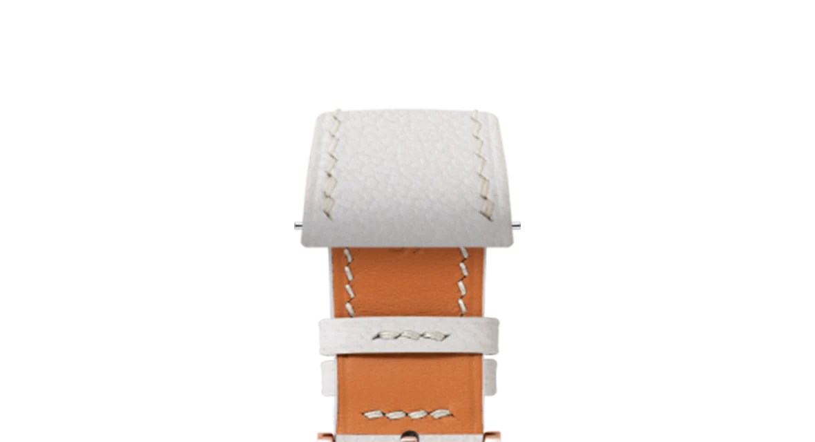White Chevre Slim Strap - Image 7