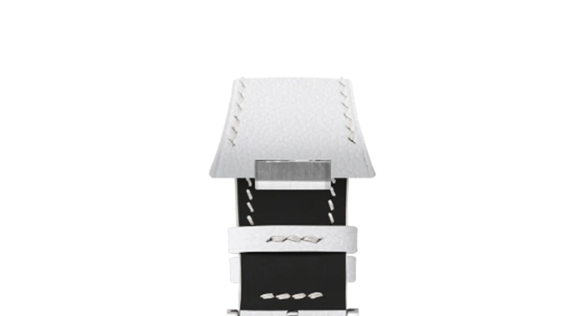 White Chevre Strap for Tissot PRX - Image 6