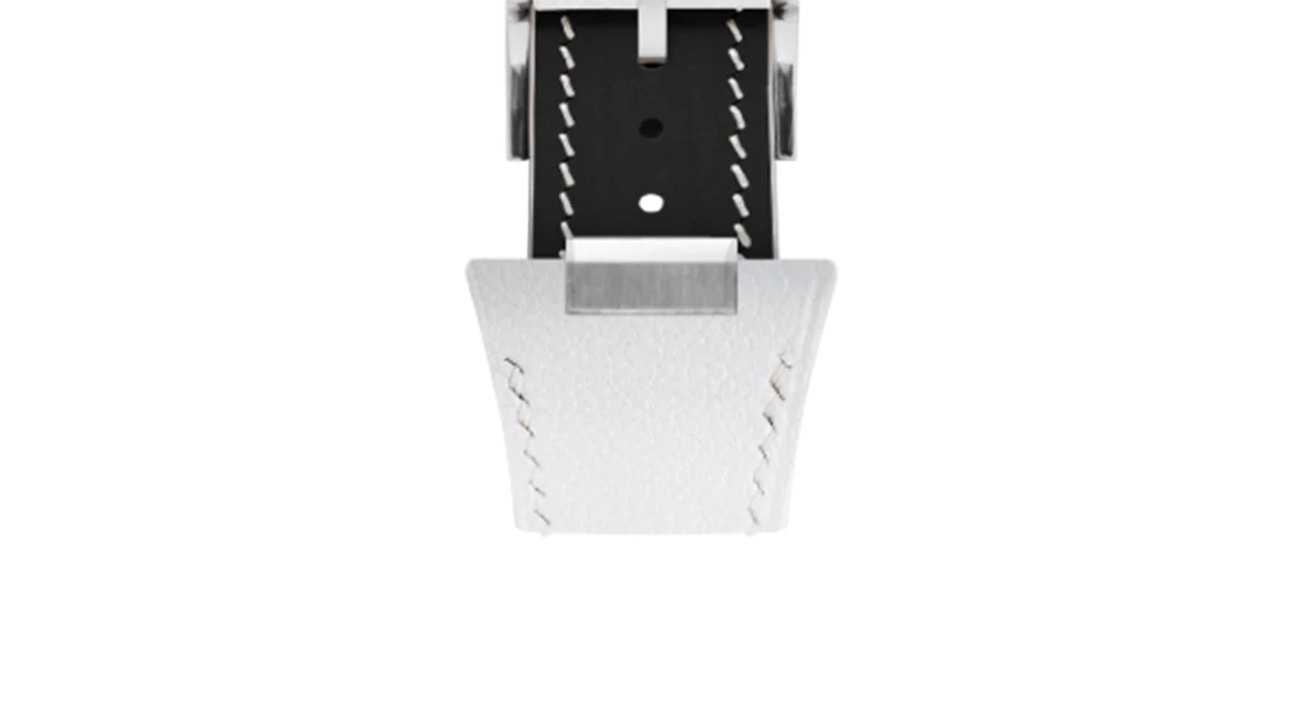 White Chevre Strap for Tissot PRX - Image 7