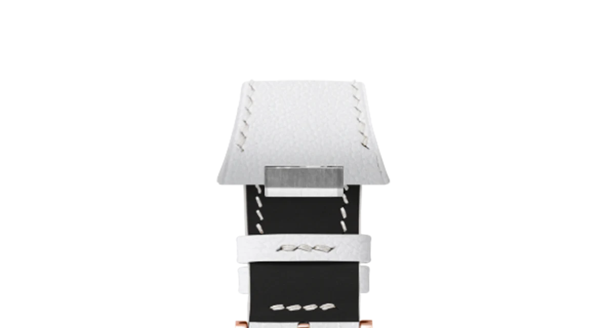 White Chevre Strap for Tissot PRX - Image 8