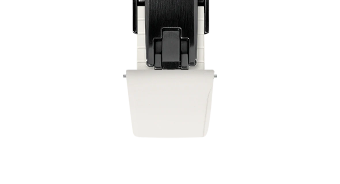 White CTS Rubber Strap for Cartier Santos de Cartier - Image 13