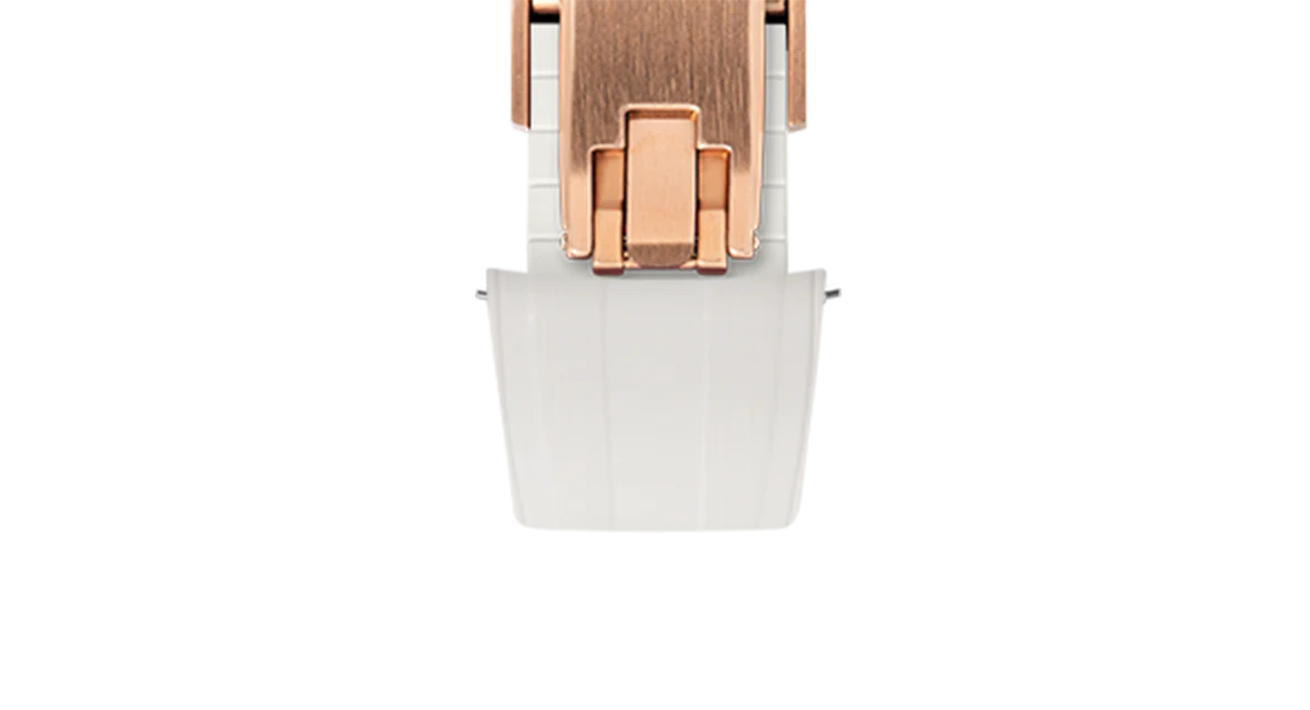 White CTS Rubber Strap for Rolex Submariner 41mm - Image 12