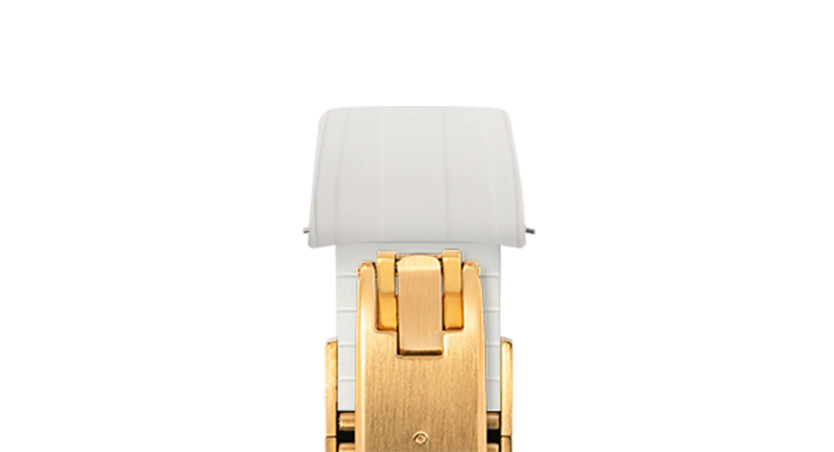 White CTS Rubber Strap for Rolex Submariner 41mm - Image 13