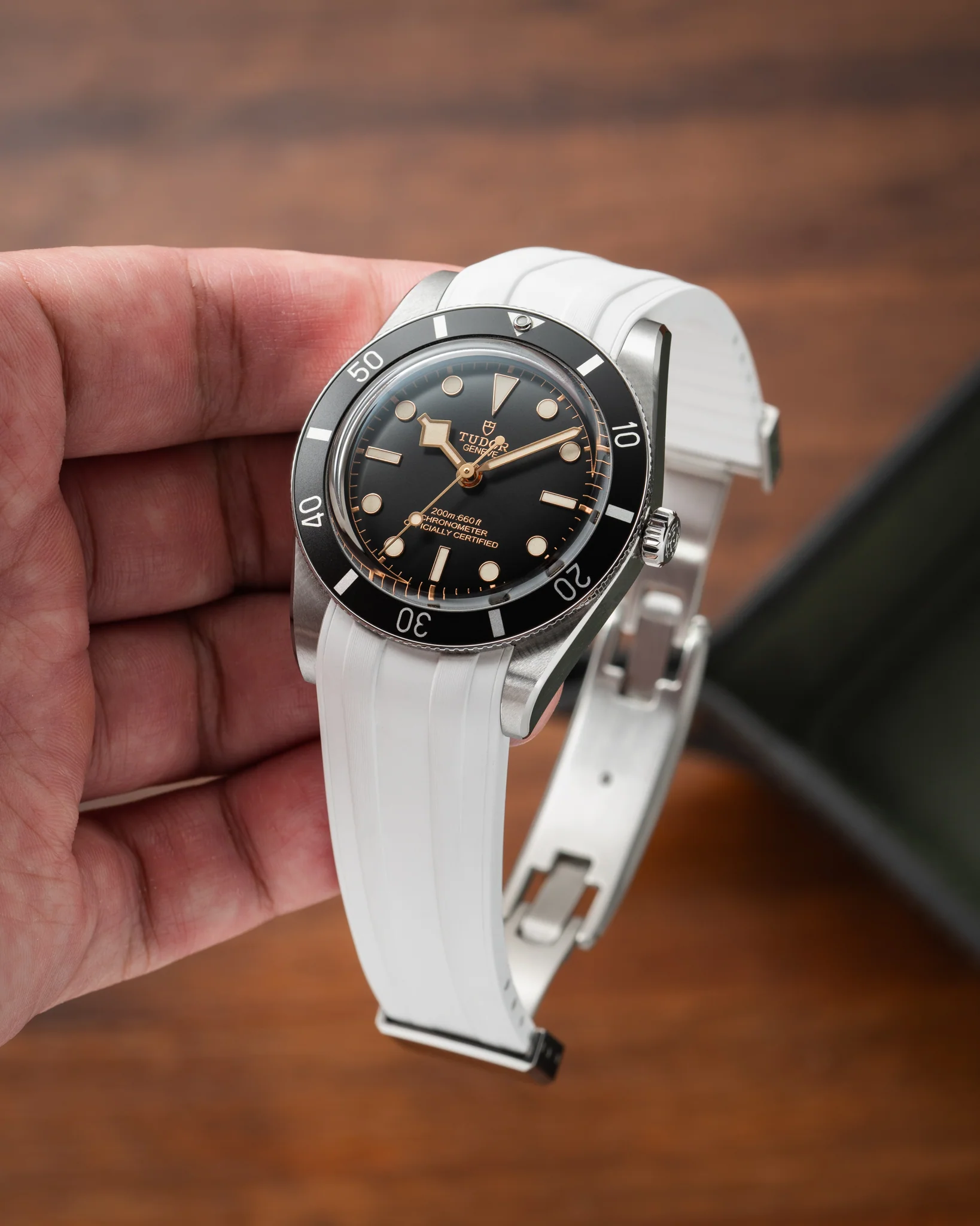 White CTS Rubber Strap for Tudor BB54 - Image 3