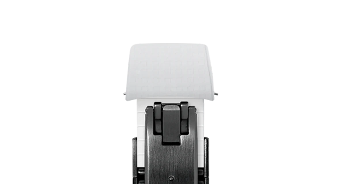 White Curved CTS Rubber Strap for MB&F MAD1 - Image 13