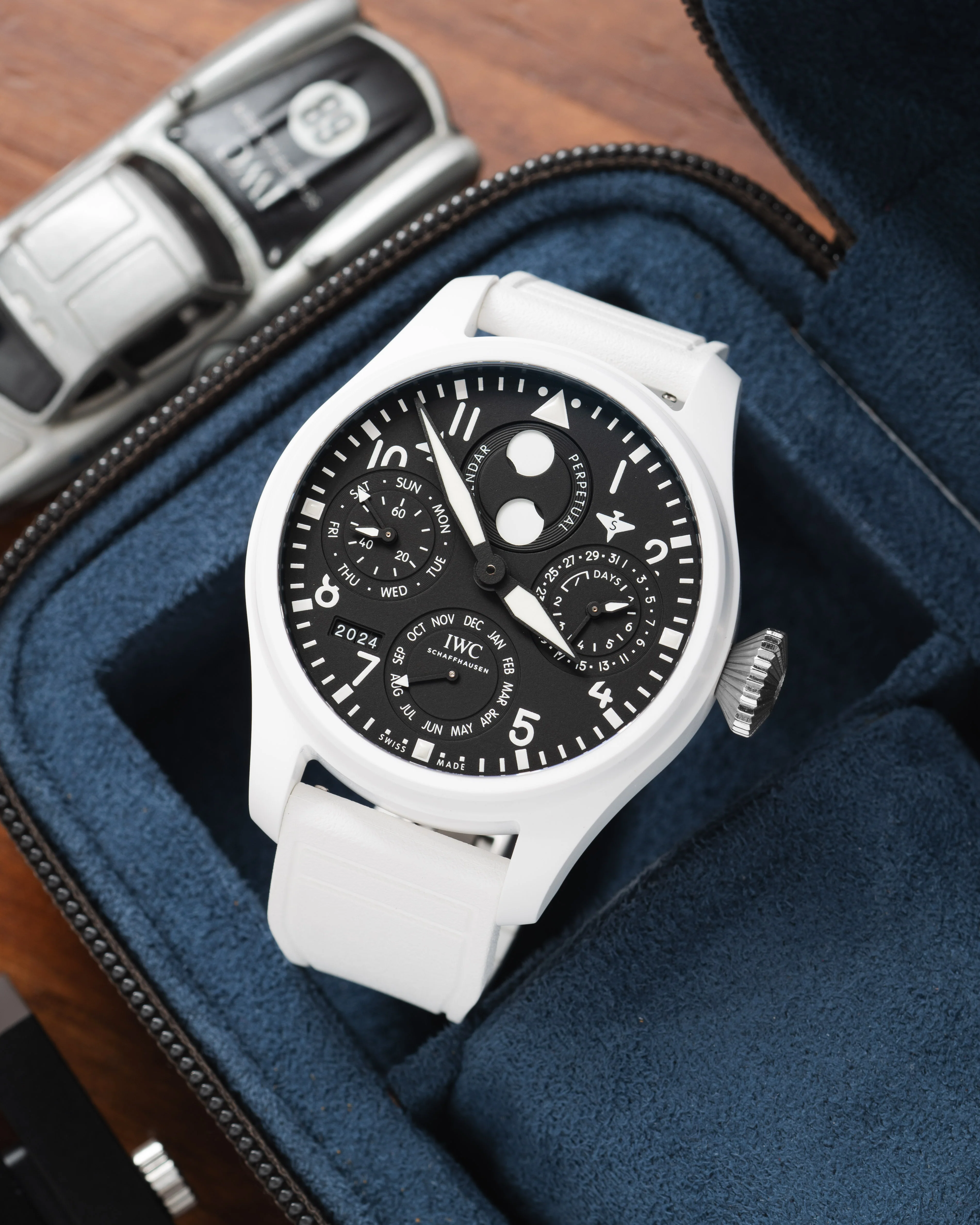 White Pilot CTS Rubber Strap - Image 2