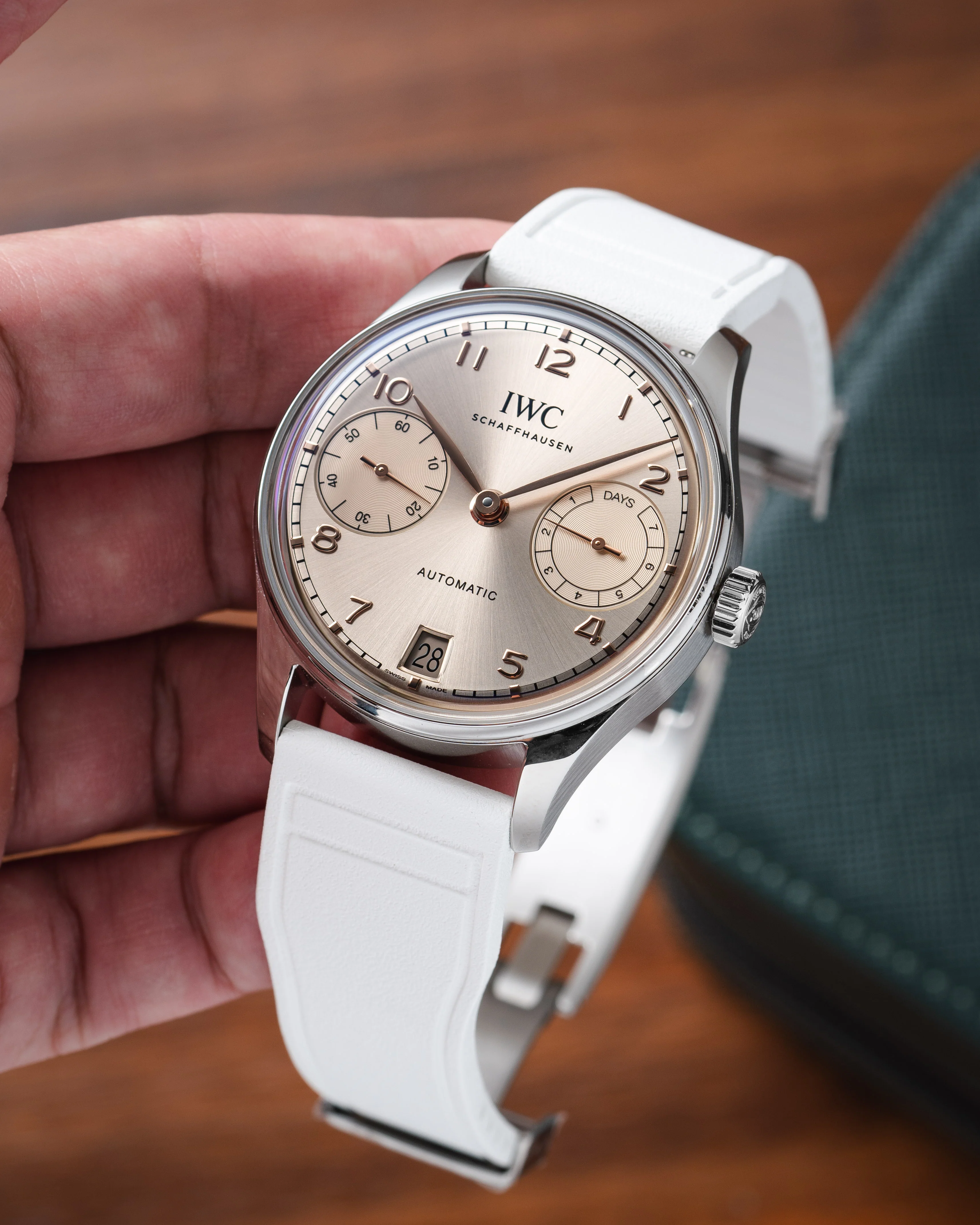 White Pilot CTS Rubber Strap - Image 3