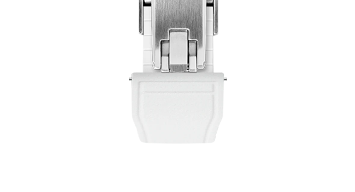 White Pilot CTS Rubber Strap - Image 8