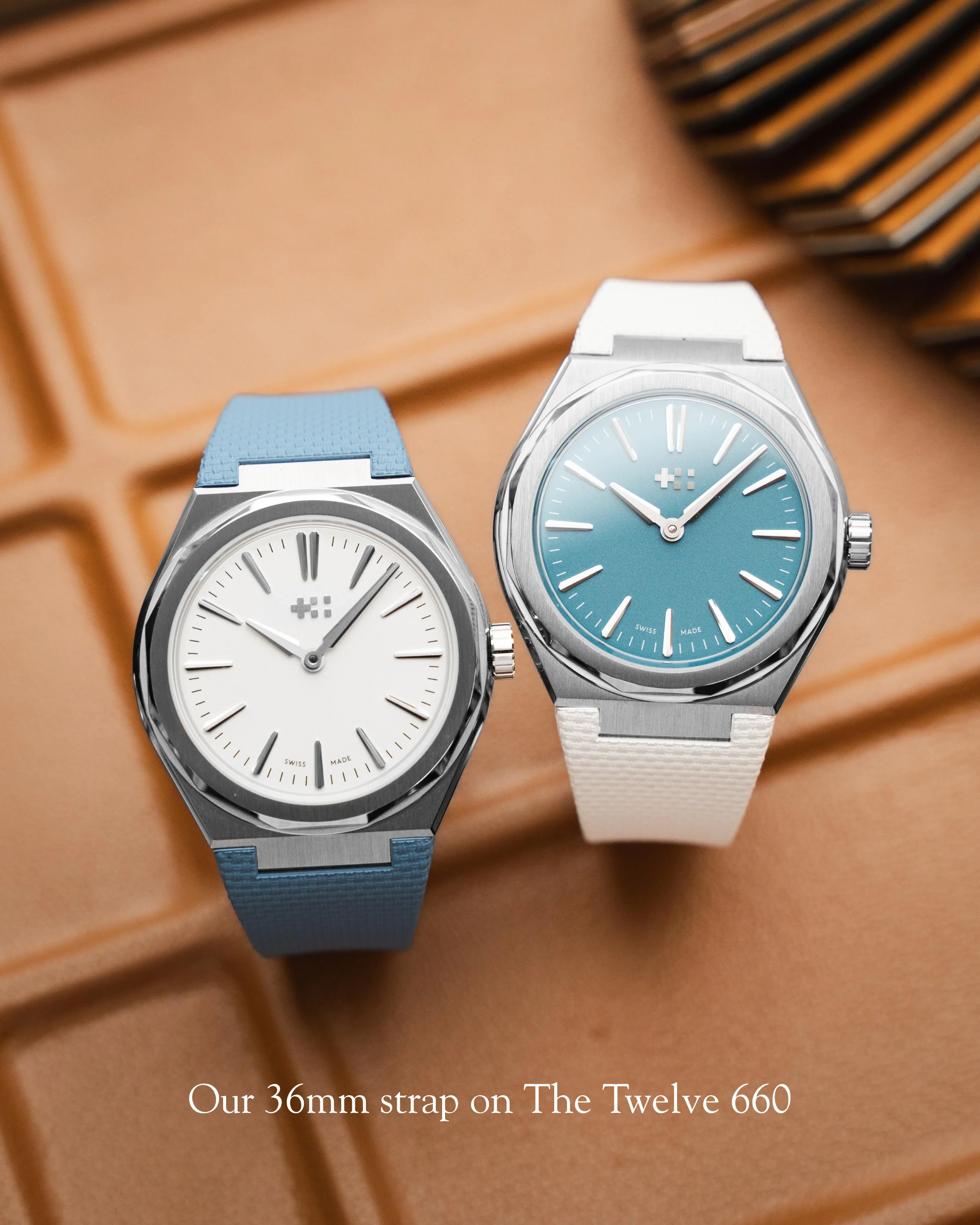 White Sailcloth CTS Rubber Strap for Christopher Ward The Twelve - Image 10