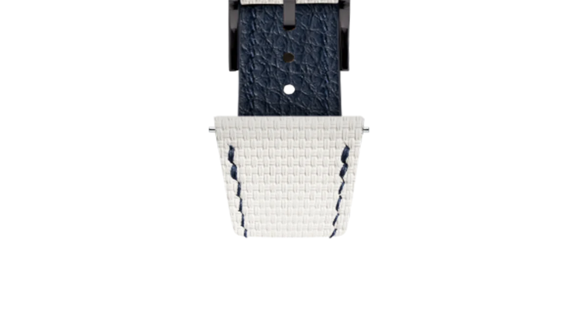 White Sailcloth Slim Strap for De Bethune - Image 14