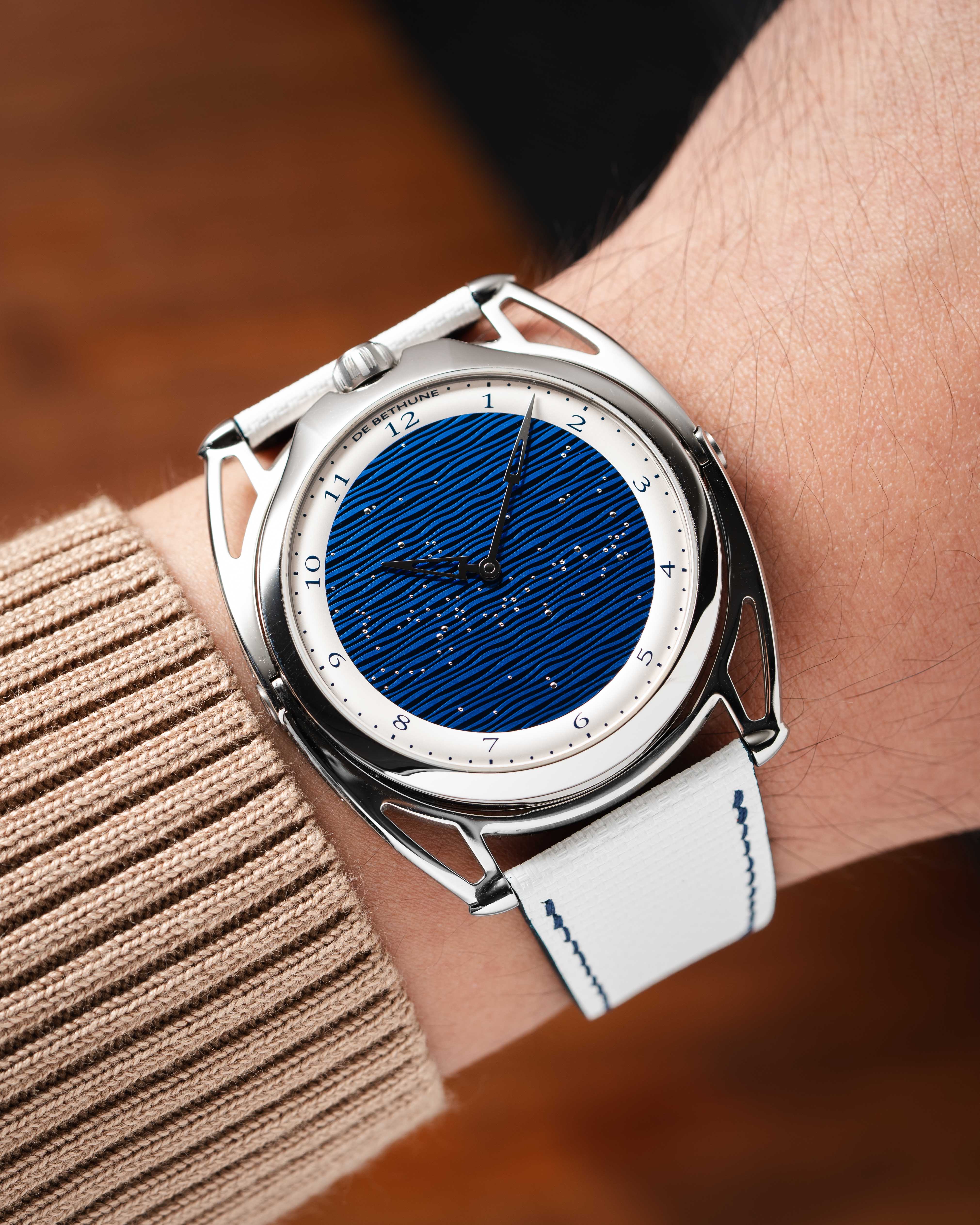 White Sailcloth Slim Strap for De Bethune - Image 3