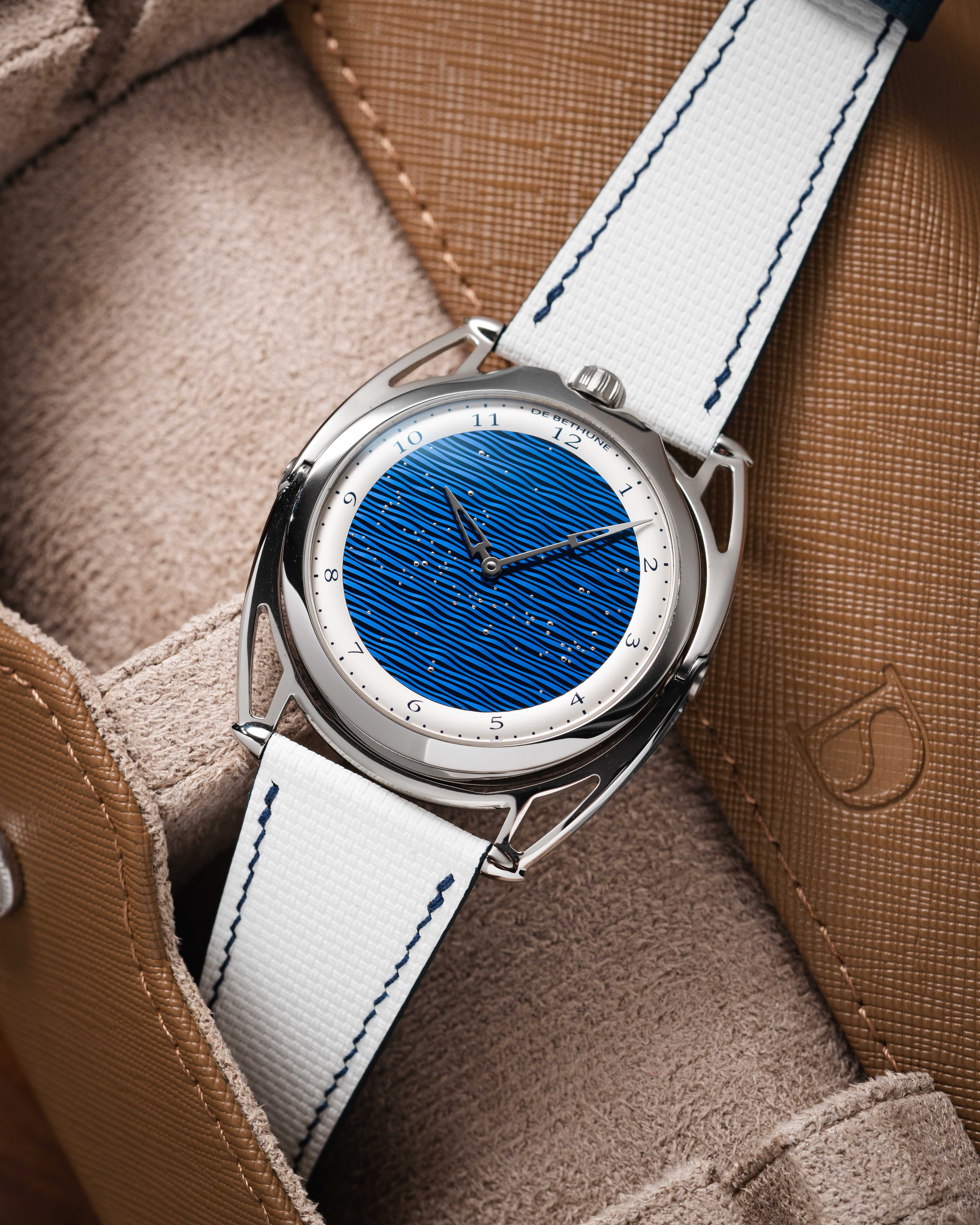 White Sailcloth Slim Strap for De Bethune - Image 5