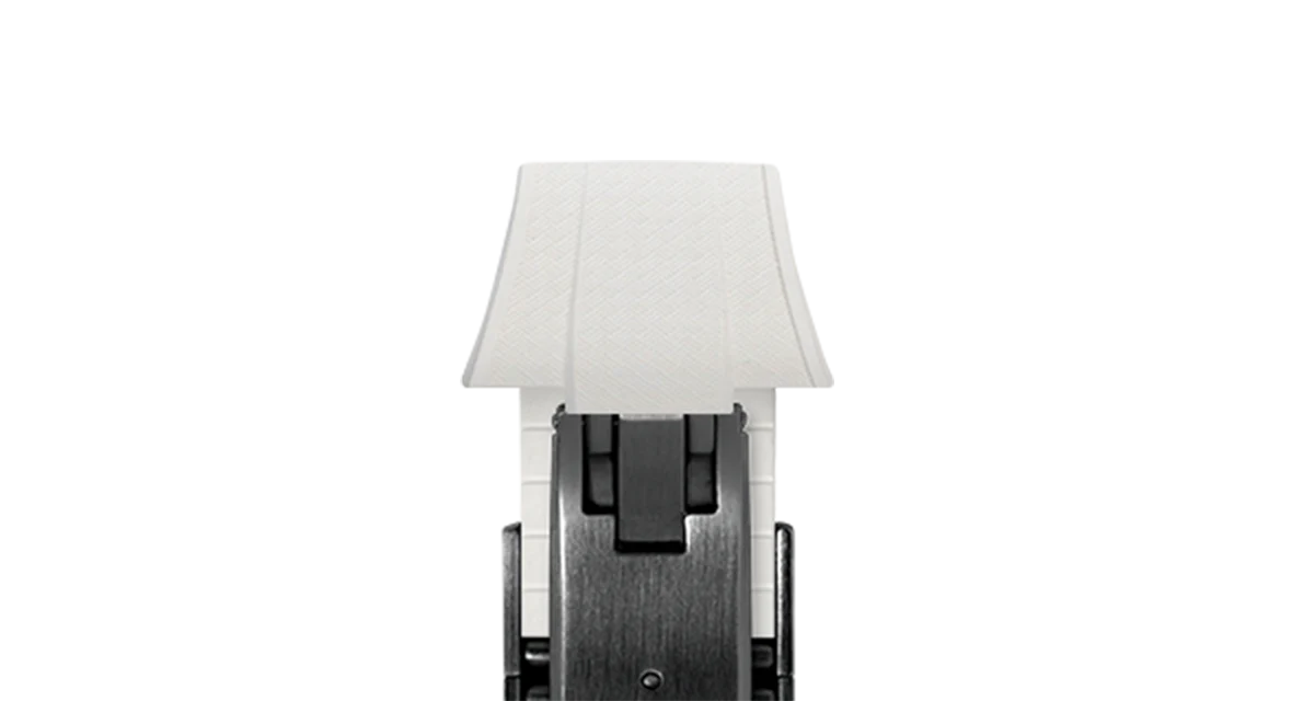White CTS Rubber Strap for Tissot PRX - Image 18