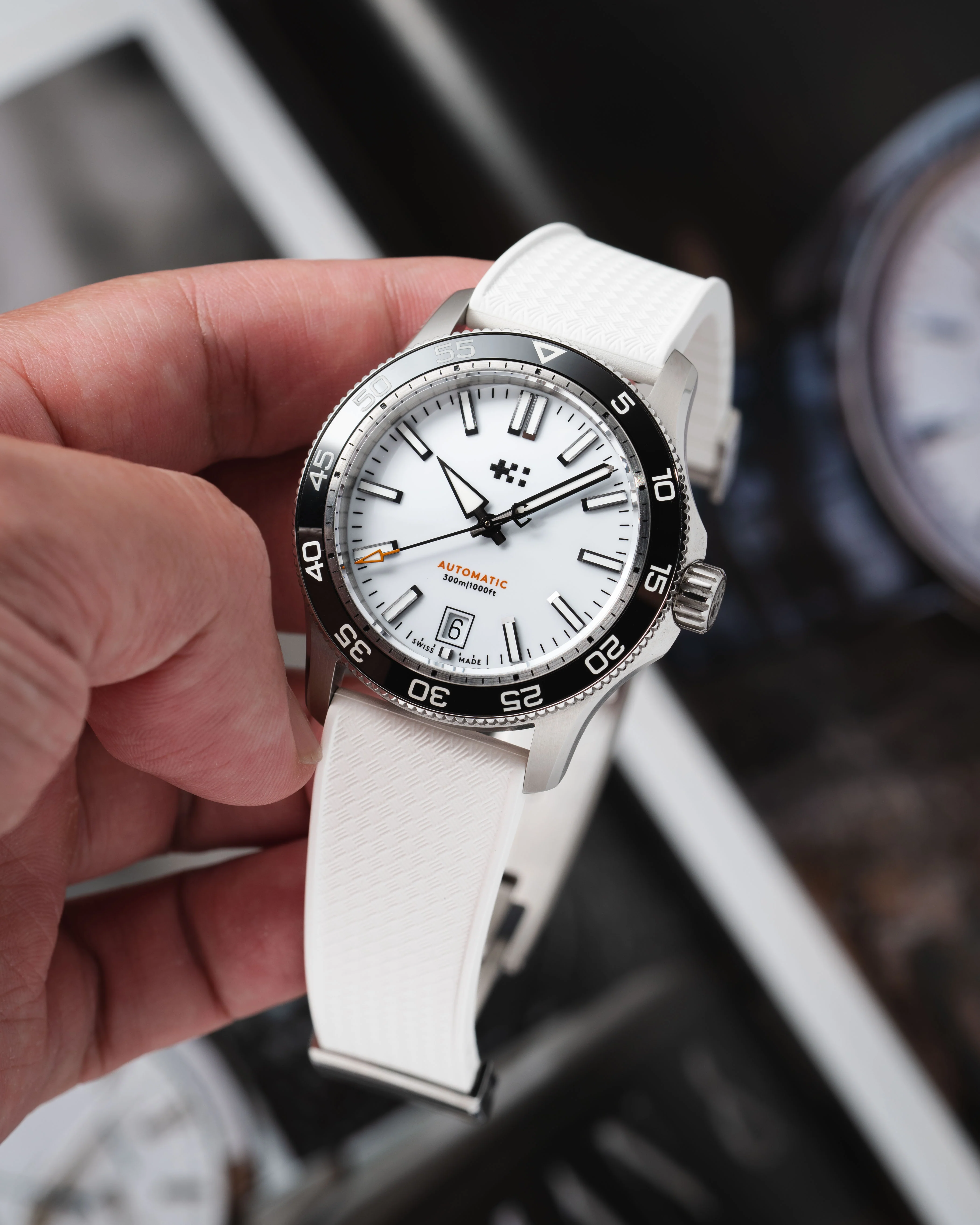 White Tropical CTS Rubber Strap - Image 8