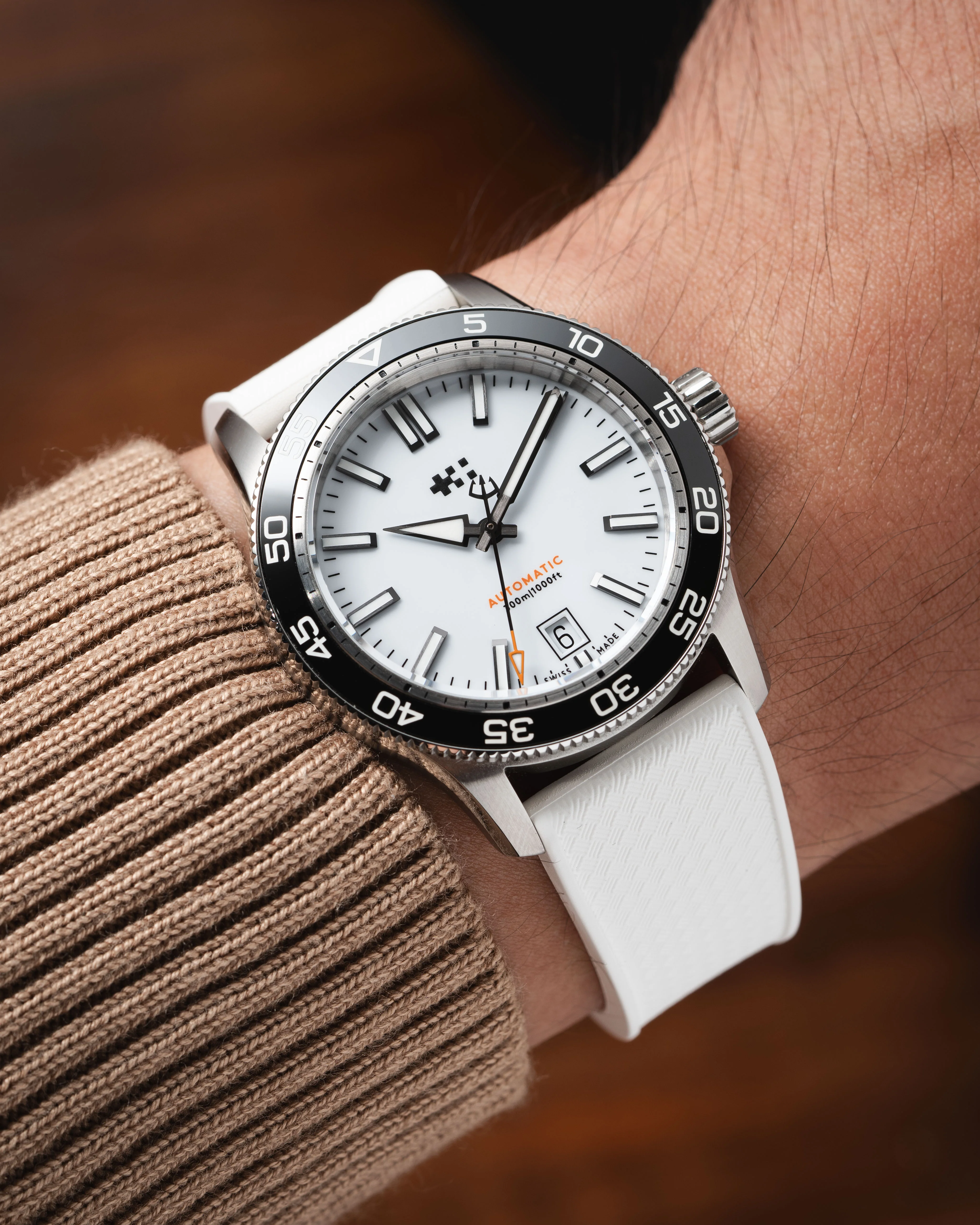 White Tropical CTS Rubber Strap - Image 9