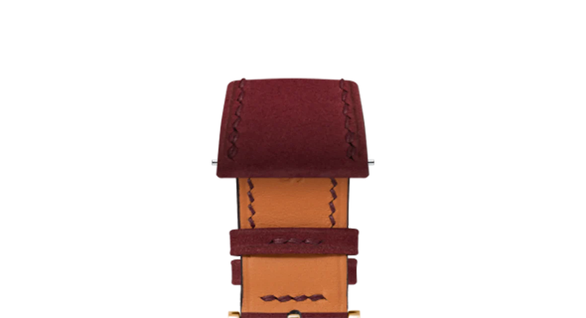 Wine Red Nubuck Slim Strap - Image 9