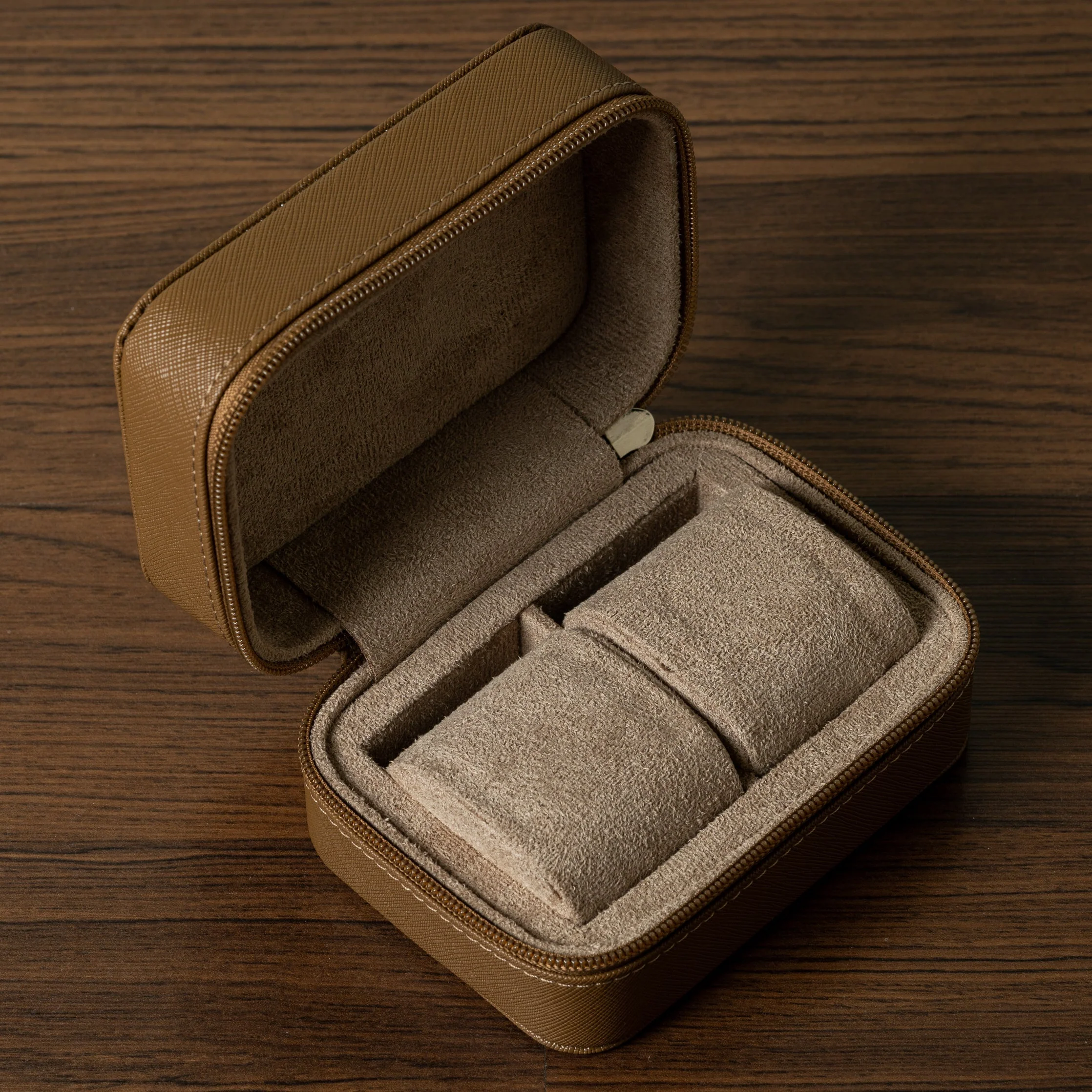 Zip Box (Two) - Brown/Light Brown - Image 2